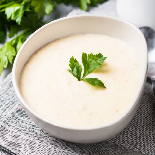Cheesy Cauliflower Soup