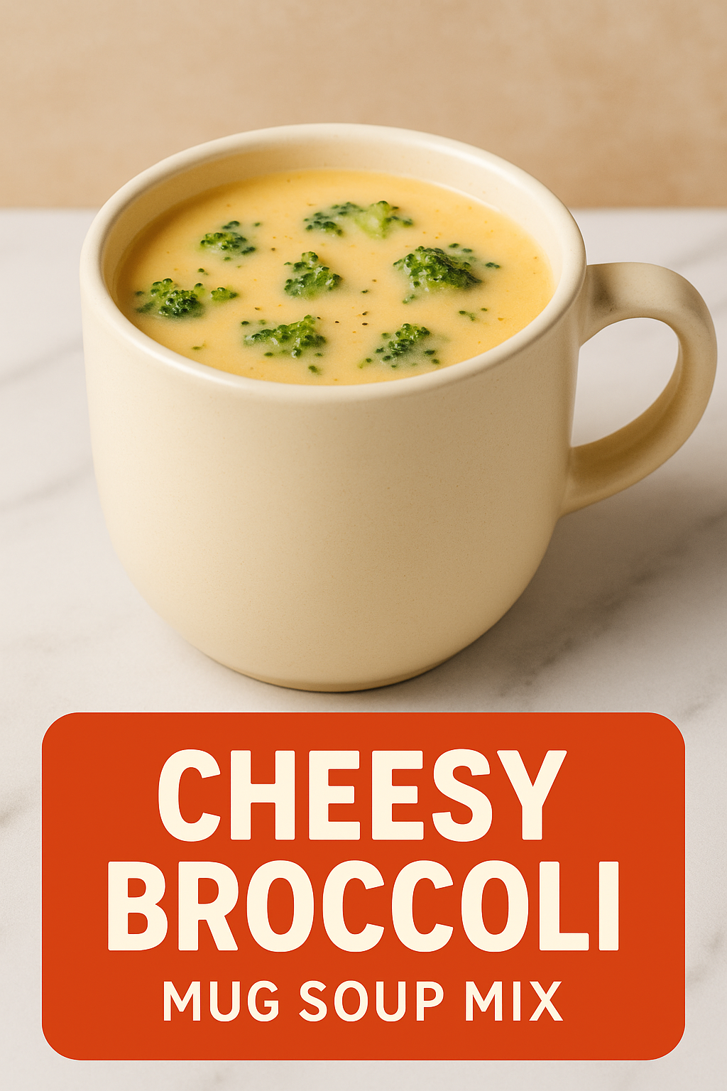 Cheesy Broccoli Mug Soup Mix