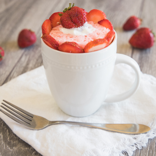 Strawberry Cake Mug Mix