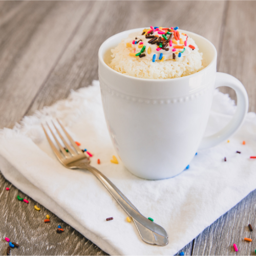 White Cake Mug Mix